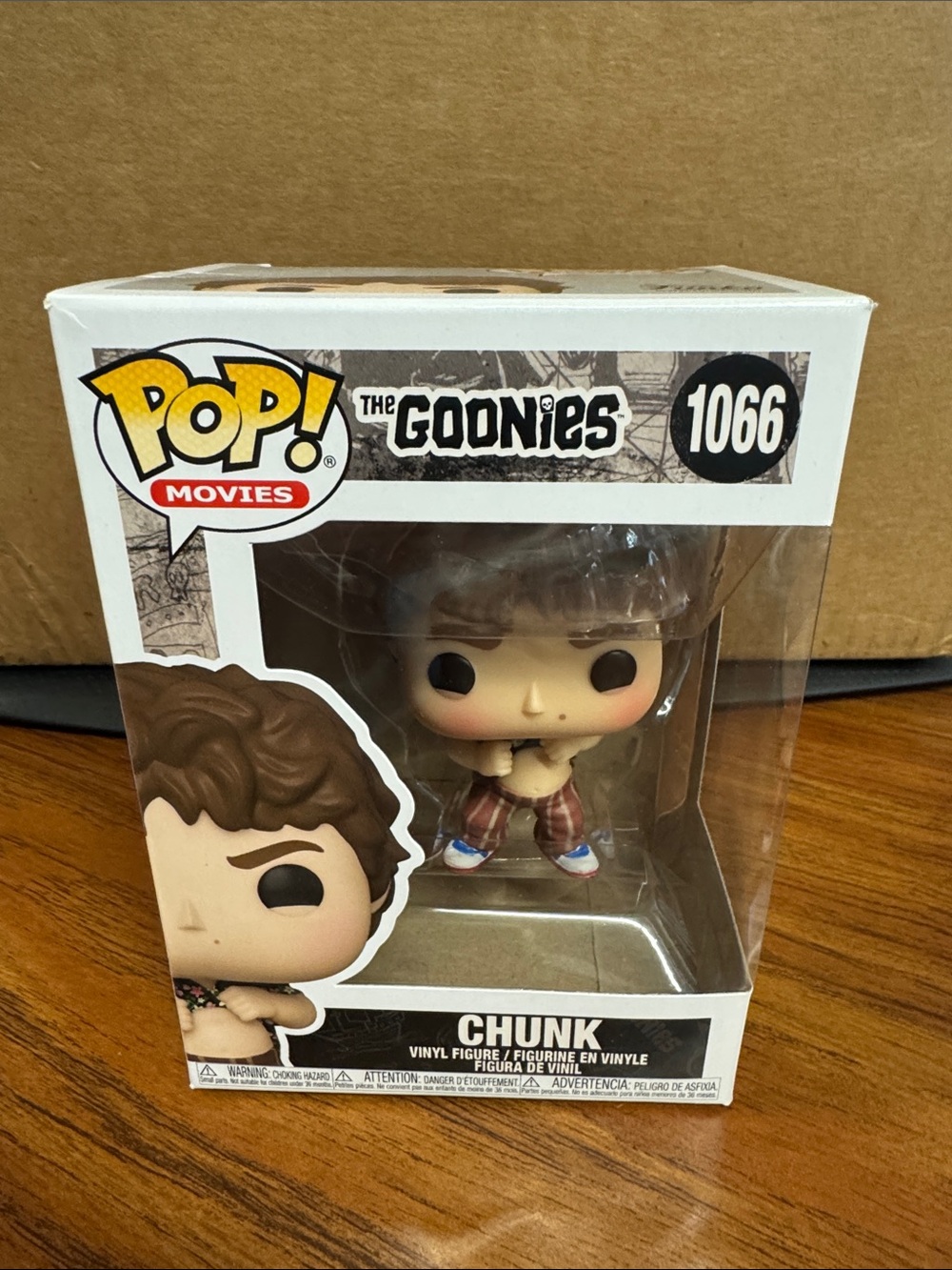 Funko Pop! Movies The Goonies Chunk - White, Brown, Tan